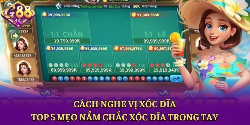 Cách Nghe Vị Xóc Đĩa - Top 5 Mẹo Nắm Chắc Xóc Đĩa Trong Tay - CAXON.TOP